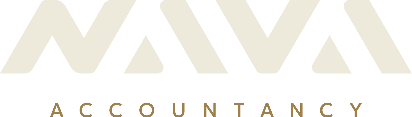 Logo displaying the word "NAVA" in large, stylised, light beige letters above the word "ACCOUNTANCY" in smaller, spaced-out, brown capital letters on a white background. Nava Accountancy Ltd
