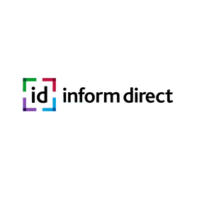 Inform Direct logo with the letters "id" inside a square outline with coloured corners (green, red, blue, and purple), followed by the text "inform direct" in black on a white background. Nava Accountancy Ltd